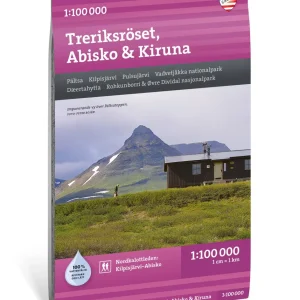 Calazo Treriksröset, Abisko & Kiruna 1:100000