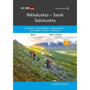 Outdoorkartan Nikkaluokta Sarek Saltoluokta